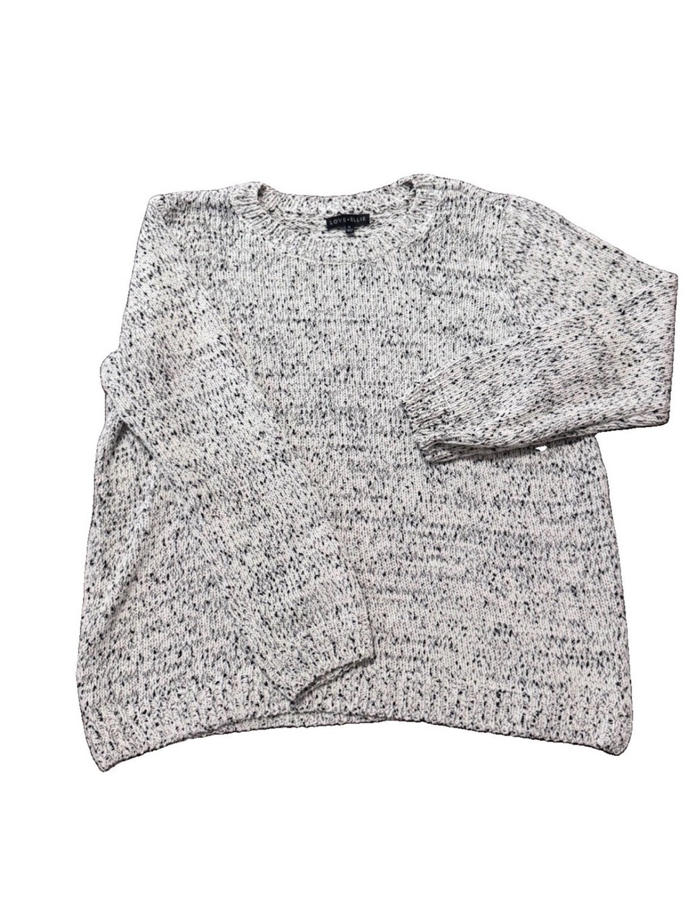 Women’s Soft Marled Crewneck Sweater - Light Gray
